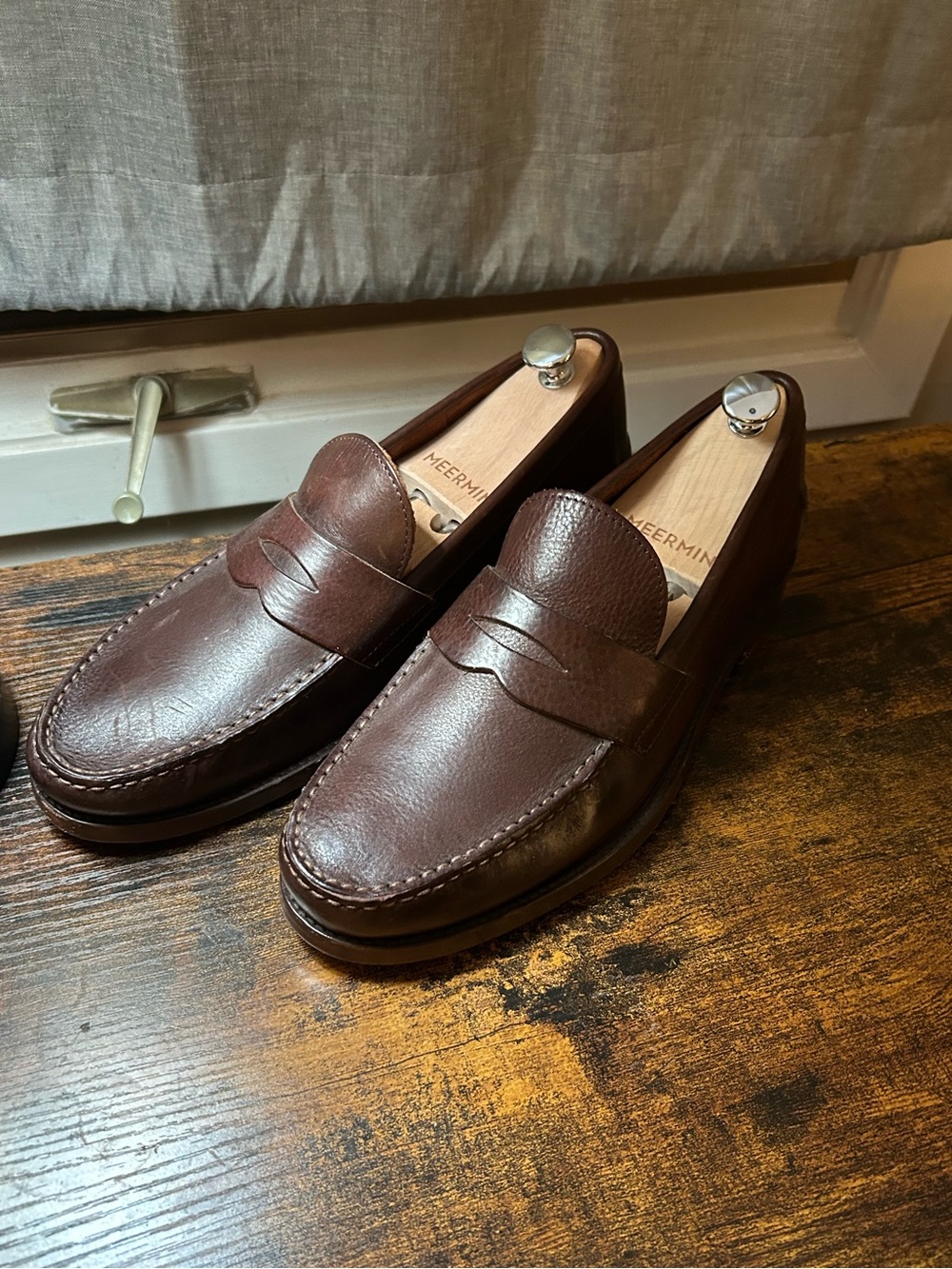 NWOT / Unworn Sid Mashburn Penny Loafers size 9.5